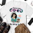 Apparel Classic Tee / White / S Just A Girl Loving Summer And Dogs Shirt Hoodie Light AP207