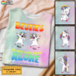 Besties Not Going Crazy Alone Unicorns Tie Dye Shirt Sweatshirt Hoodie AP252