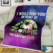 Fleece Blanket Zombie and Cat FBL033