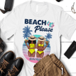 Beach Please Bikini Besties Shirt Hoodie Light AP213