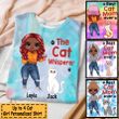 Apparel The Cat Whisperer Doll Girl Personalized Tiedye Shirt Tank Top Ap232