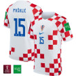 Mario Pašalić 15 Croatia 2022-23 Youth Home Jersey National Team World Cup Patch