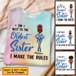 Sisters Are The Rules Tie Dye Shirt Sweatshirt Hoodie AP739