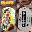 Personalized Mother Music Code Keychain KC037