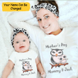Our First Mother's Day, Owl Mom And Baby, Baby Onesie Young Shirt Unisex Shirt AP831