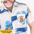 Vintage Sailing Boats & Palm Trees Personalized Hawaii Shirt HIS018