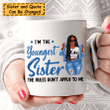 Sisters Oldest/Middle/Youngest Personalized Mug DW027