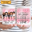 A Whole Lot Of Love Personalized Mug For Besties DW020