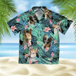 Smooth Collie - Summer Leaves - Hawaiian Shirt