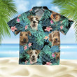 WIRE FOX TERRIER - Summer Leaves - Hawaiian Shirt