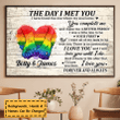 LGBT You Complete Me Personalized Valentine Poster PT0076