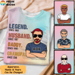 The Legend Husband Father's Day Gift Tie Dye Shirt Sweatshirt Hoodie AP870