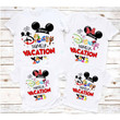 Disney family vacation with custom name 2022 Shirt AP886