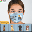 Happy Mother's Day To World's Best Dog Mom Personalized Facemask FM015