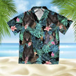 Tervuren dog - Summer Leaves - Hawaiian Shirt