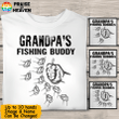 Dad Grandpa Fishing Buddies Personalized Shirt Sweatshirt Hoodie AP849