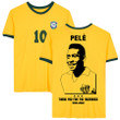 Pelé 10 Rip Legend Of The Beautiful Game Yellow Jersey