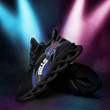 Buff. Bill Purple Curve 3D Max Soul Sneaker Shoes In Black