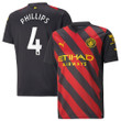 Phillips #4 Manchester City Men 2022/23 Away Jersey - Black