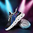 Buff. Bill Blue Curved Pattern 3D Max Soul Sneaker Shoes
