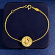 Dior Rose Des Vents Bracelet In Yellow Gold