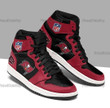 TB Buccaneer Air Jordan 1 Shoes Sneakers In Black And Red