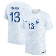 Wesley Fofana 13 France Men Away Fan Version Player Version Jersey