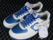 Nike Air Force 1 '07 LV8 Low White Navy Blue Shoes Sneakers