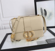 Dior 30 Montaigne Box Bag Smooth Calfskin In Cream