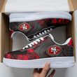 49er Logo Unique Pattern Air Force 1 Printed Shoes Sneakers