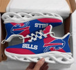 Buff. Bill Big Logo 3D Max Soul Sneaker Shoes In Red Blue