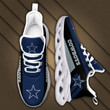 Dallas Football Team Star Logo Blue Black 3D Max Soul Sneaker Shoes