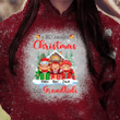 Grandkids All I Need For Christmas Family Bleached Shirt Sweatshirt Hoodie AP524