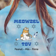 Meowzel Tov Hanukkah Cat Personalized Shirt Sweatshirt Hoodie AP449