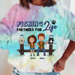 Fishing With Cats Personalized Valentine Tie Dye Shirt Sweatshirt Hoodie AP624