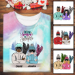 Personalized Gift For Skiing Couple Tie Dye Shirt Sweatshirt Hoodie AP649