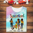 Black Girl Sistashood Tie Dye Shirt Sweatshirt Hoodie AP703