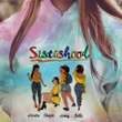 Black Girl Sistashood Tie Dye Shirt Sweatshirt Hoodie AP703