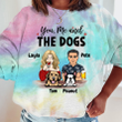 You Me And The Dog Customized Valentine Tie Dye Shirt Sweatshirt Hoodie AP669