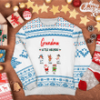 Grandma Christmas Personalized 3D-Printed Christmas Ugly Sweatshirt Hoodie AP488