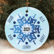 Family Personalized Hanukkah Ornament OR0048