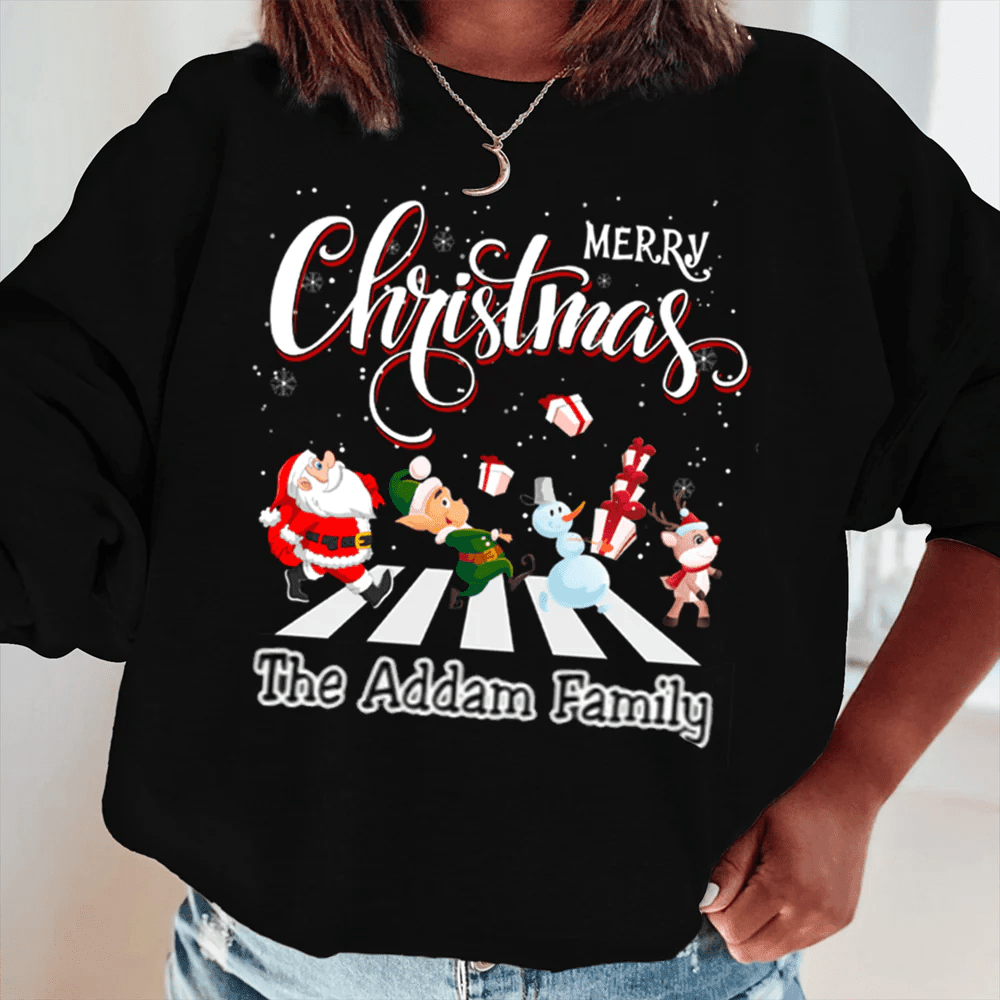 Merry Christmas Personalized Shirt Sweatshirt Hoodie AP442