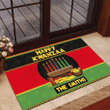 Happy Kwanzaa Personalized Outdoor Indoor Doormat DO0032