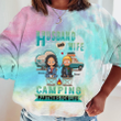 Camping Couple New Retro Tie Dye Shirt Sweatshirt Hoodie AP636