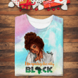 Black Woman Personalized Tie Dye Shirt Sweatshirt Hoodie AP706