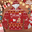 I'm Too Cute For the Naughty List 3D-Printed Christmas Ugly Sweatshirt Hoodie AP557