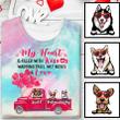 My Dogs Are My Valentine Tie Dye Shirt Sweatshirt Hoodie AP602