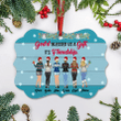 God'd Blessed Us A Gift. It's Friendship Personalized Ornament OR0107