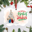 Besties Forever Christmas Personalized Ornament OR0114