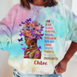 Custom I Am Black Woman Tie Dye Sweatshirt Hoodie AP694